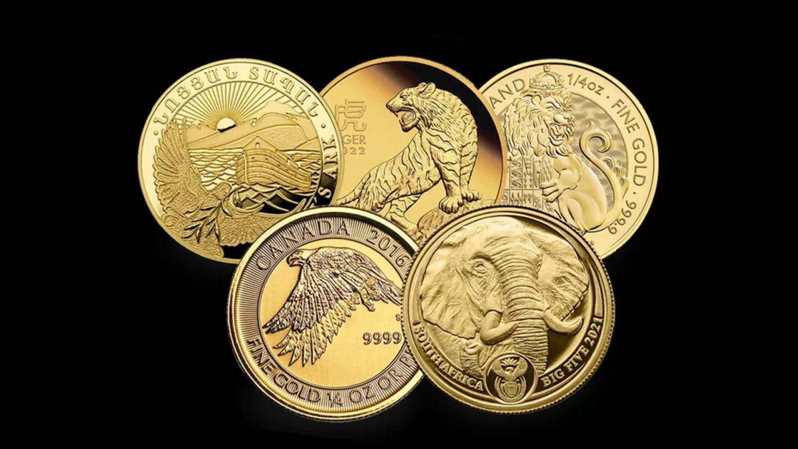 1/4 oz Gold Coin (Random) From Summit Metals